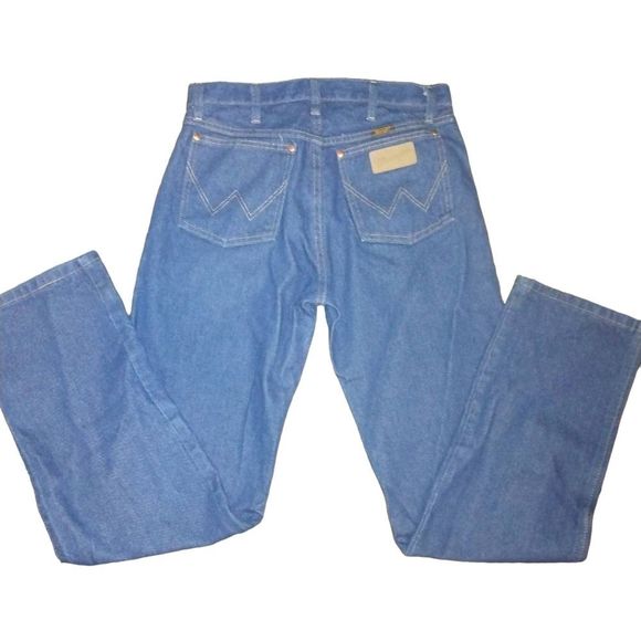 WRANGLER MENS SZ 30*32 STRAIGHT LEG JEANS - Picture 4 of 5